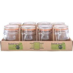 ESSCHERT DESIGN Inmaakbokalen - 150 Ml - Set Van 8 Stuks