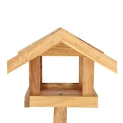 Esschert Design Voedertafel Op Paal Met Zinken Dak -Esschert Design 1699276616 2 600