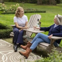 ESSCHERT DESIGN Tuintapijt Rechthoekig Jaarringen - 241 X 151 Cm -Esschert Design 1707122522 2 600