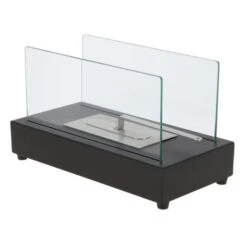 ESSCHERT DESIGN Bioethanol Tafelhaard Zwart - Rechthoekig