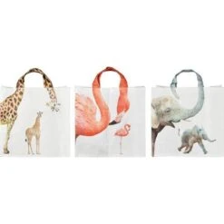 ESSCHERT DESIGN Boodschappentas Dierentuindieren - Large