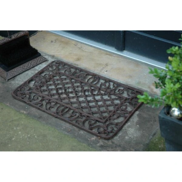 ESSCHERT DESIGN Deurmat Gietijzer Ruit 4 ESSCHERT DESIGN Deurmat Gietijzer Ruit - Afbeelding 2