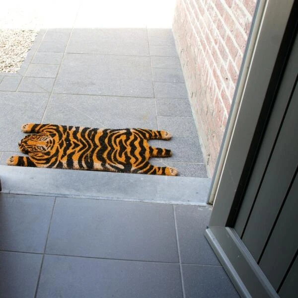 ESSCHERT DESIGN Deurmat Kokos Tijger 5 ESSCHERT DESIGN Deurmat Kokos Tijger - Afbeelding 3