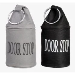 ESSCHERT DESIGN Deurstopper Met Ring - Zwart Of Grijs