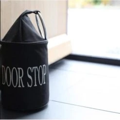 ESSCHERT DESIGN Deurstopper Met Ring - Zwart Of Grijs -Esschert Design deurstopper zwart of grijs 1644243018 4 600