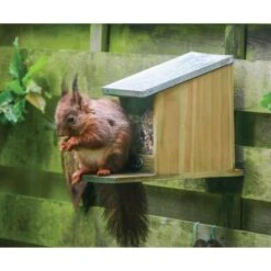 ESSCHERT DESIGN Eekhoorn Voederhuis Naturel