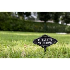ESSCHERT DESIGN Keep Off The Grass - Tuinprikker Ijzer -Esschert Design keep off the grass tuinprikker 1505467008 1 600