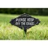 ESSCHERT DESIGN Keep Off The Grass - Tuinprikker Ijzer -Esschert Design keep off the grass tuinprikker 1505467009 2 600