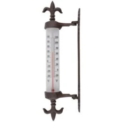 ESSCHERT DESIGN Kozijnthermometer - Fleur De Lys -Esschert Design kozijnthermometer fleur de lys 1484066725 2 600