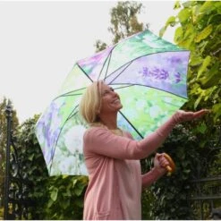 ESSCHERT DESIGN Paraplu Met Bloemenprint - Ø 120 Cm -Esschert Design paraplu met bloemen 120 cm 1492183705 1 600