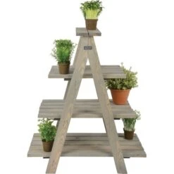ESSCHERT DESIGN Plantenladder Landelijk Grijs