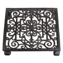 ESSCHERT DESIGN Plantentrolley Victoriaans Vierkant - 28 × 28 Cm