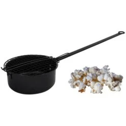 Esschert Design Popcornpan - Extra Lange Handgreep