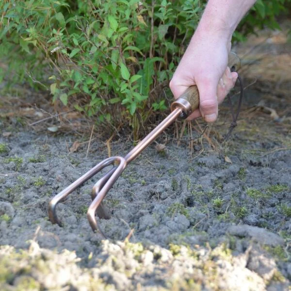 ESSCHERT DESIGN Verkoperde Handhark 5 ESSCHERT DESIGN Verkoperde Handhark - Afbeelding 3