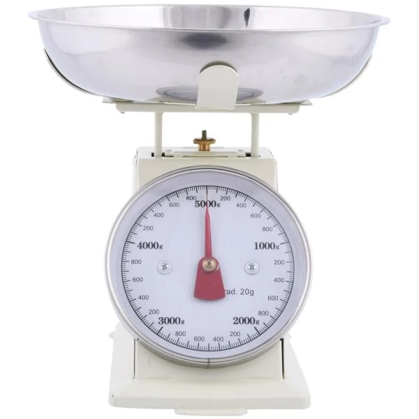 ESSCHERT DESIGN Keukenweegschaal - Retro Mechanische Weegschaal Tot 5 Kg - Afbeelding 3