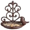 ESSCHERT DESIGN Wandvoederschaal Met Vogel - Gietijzer -Esschert Design wandvoederschaal met vogel 1484062468 1 600