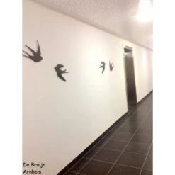 ESSCHERT DESIGN Muurdecoratie Zwaluwen - Set Van 2 Stuks -Esschert Design zwaluw duo in metaal 1484053820 3 600