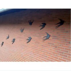 ESSCHERT DESIGN Muurdecoratie Zwaluwen - Set Van 2 Stuks -Esschert Design zwaluw duo in metaal 1484053820 4 600