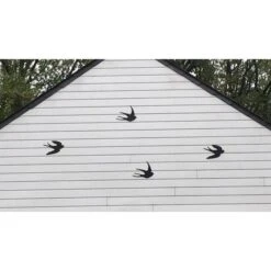 ESSCHERT DESIGN Muurdecoratie Zwaluwen - Set Van 2 Stuks -Esschert Design zwaluw duo in metaal 1570888677 1 600